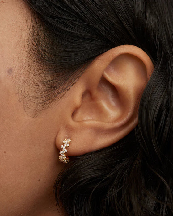 PDPAOLA Little Crown Earrings Gold