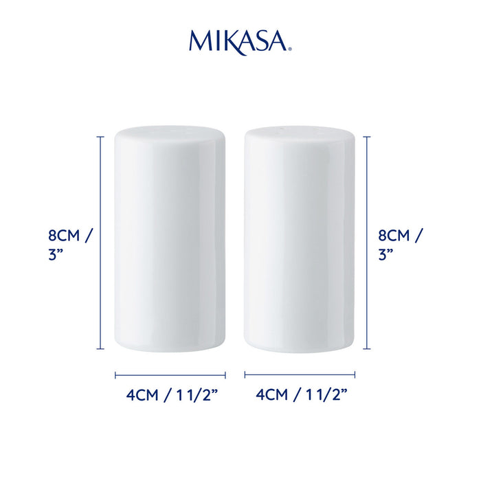 Mikasa Chalk Porcelain Salt and Pepper Shakers