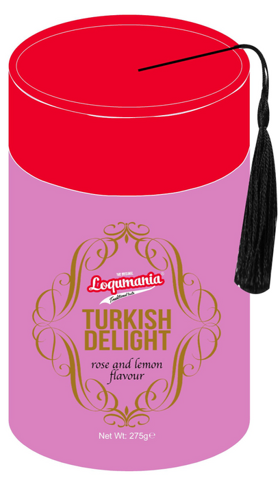 Lokumcuzade Fez Box of Rose and Lemon Flavoured Turkish Delight