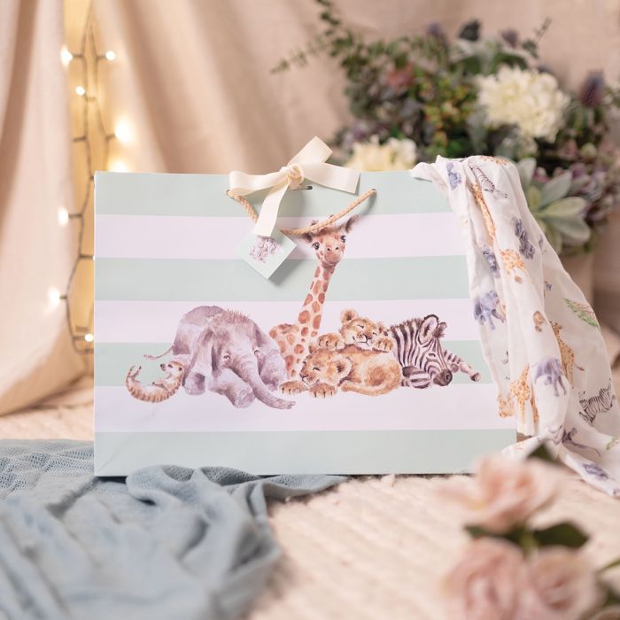 Wrendale 'Little Savannah' African Animal Large Gift Bag