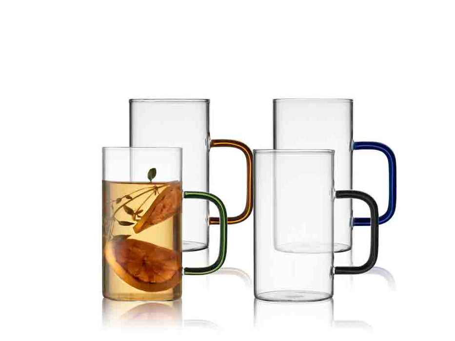 Lyngby Tornino Glass Mugs 4 x 35cl