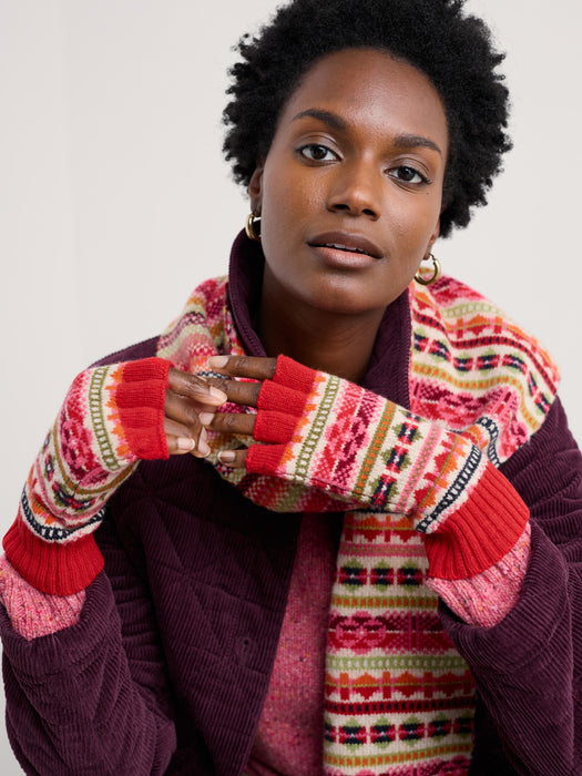 Seasalt Women's Mabyn Mittens In Scillia Aran Multi