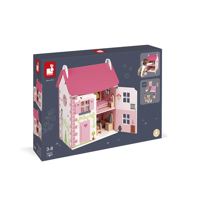 Janod Mademoiselle Wooden Doll's House