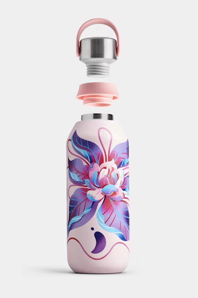 Chilly's Series 2 Patterns Magnolia Twist Bottle 500ml