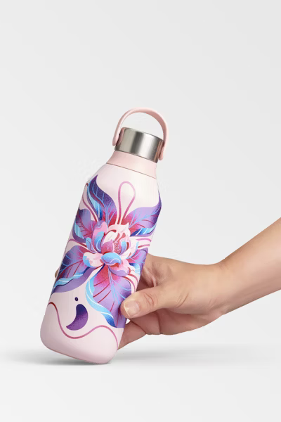 Chilly's Series 2 Patterns Magnolia Twist Bottle 500ml