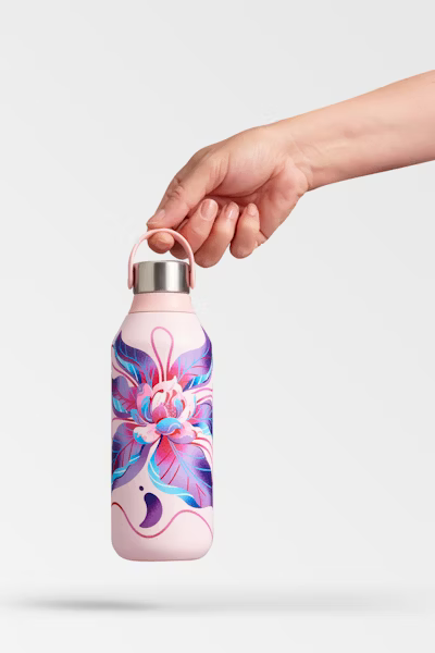 Chilly's Series 2 Patterns Magnolia Twist Bottle 500ml