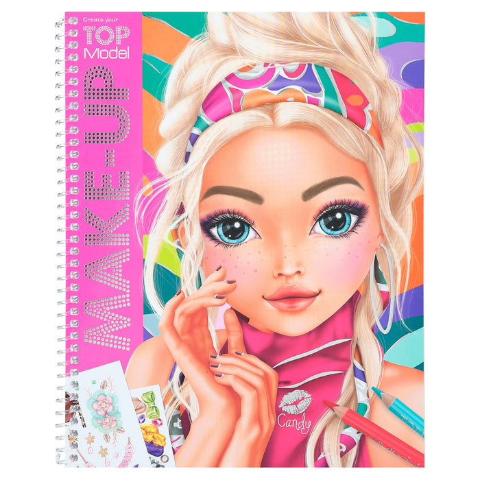 Top Model Make-up Colouring Book