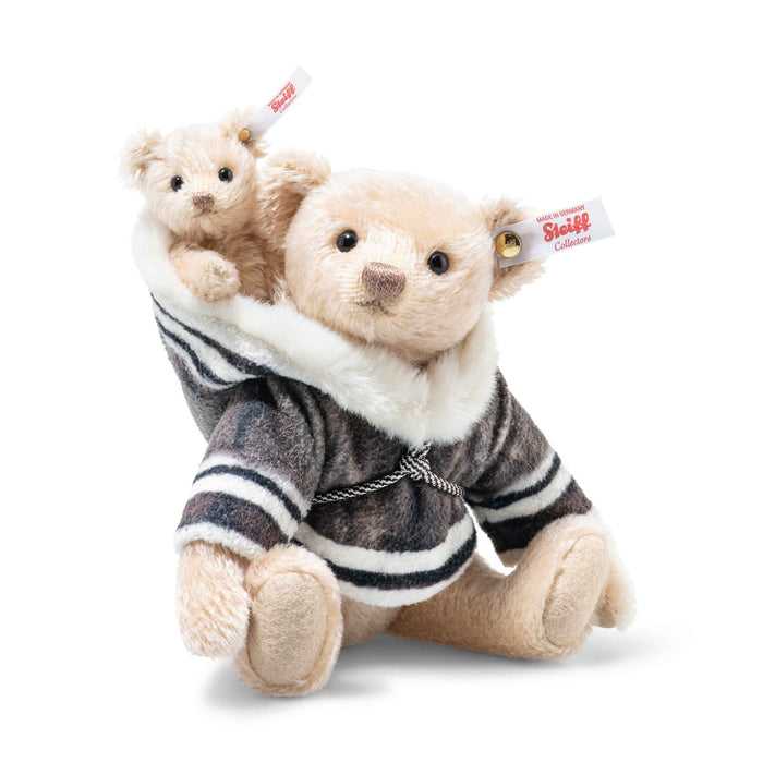 Steiff Mama Teddy Bear With Baby 23cm