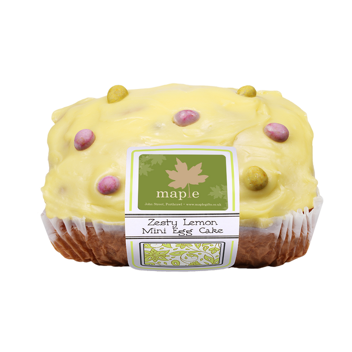 Maple Mini Egg Zesty Lemon Loaf Cake