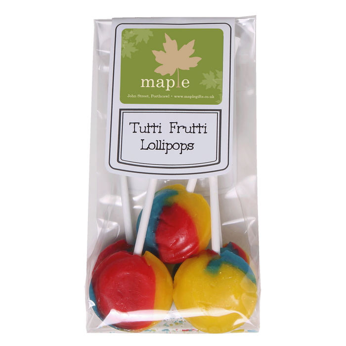 Tutti Frutti Flavoured Lollipops
