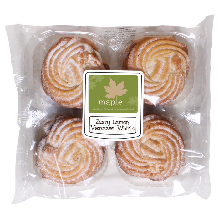 Maple Zesty Lemon Viennese Whirls 4 Pack