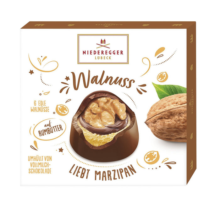 Niederegger Walnut Loves Marzipan Milk Chocolate