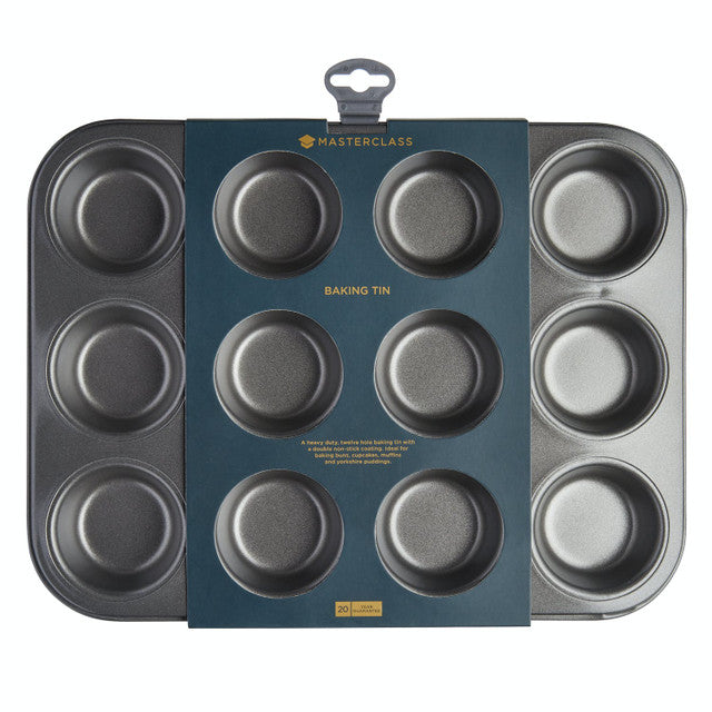 Kitchencraft 12 Hole Non-Stick Baking Pan (35x27cm)
