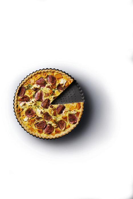 MasterClass Crusty Bake Non-Stick Fluted Round Quiche Tin, 23cm