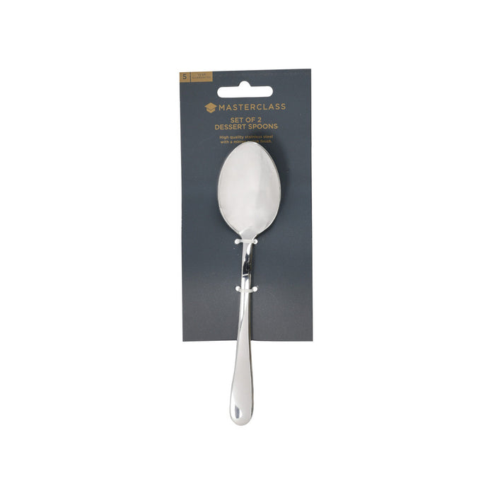 MasterClass Set of 2 Dessert Spoons