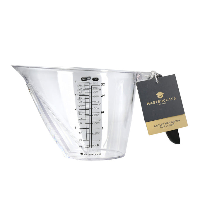 MasterClass Angled Measuring Plastic Jug Jug 1L