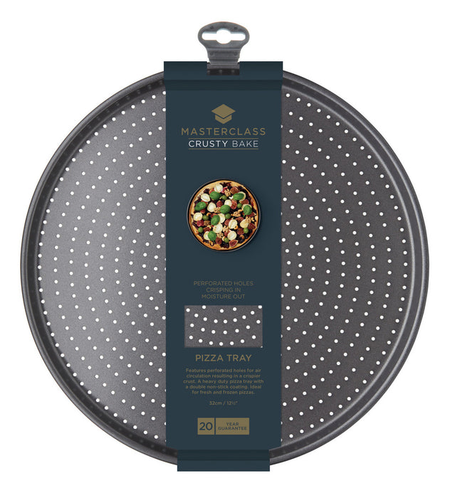 MasterClass Crusty Bake Non-Stick Pizza Tray, 32cm