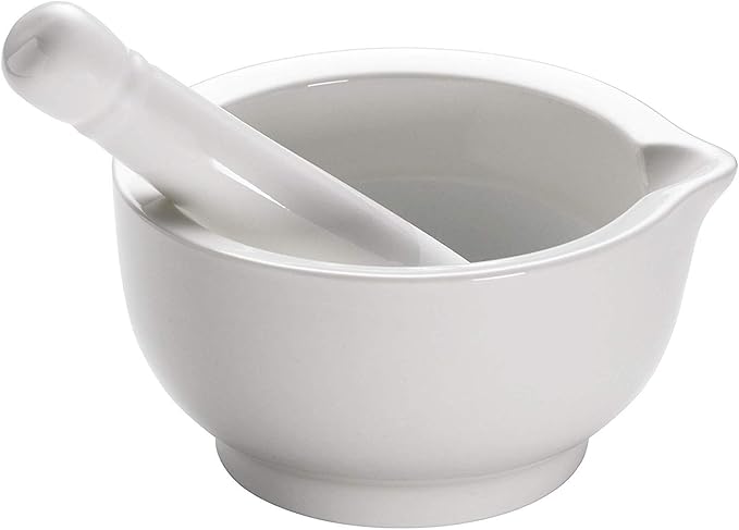Maxwell & Williams White Basics Mortar And Pestle 12cm