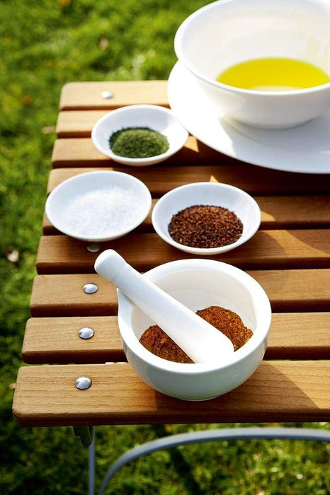 Maxwell & Williams White Basics Mortar And Pestle 12cm