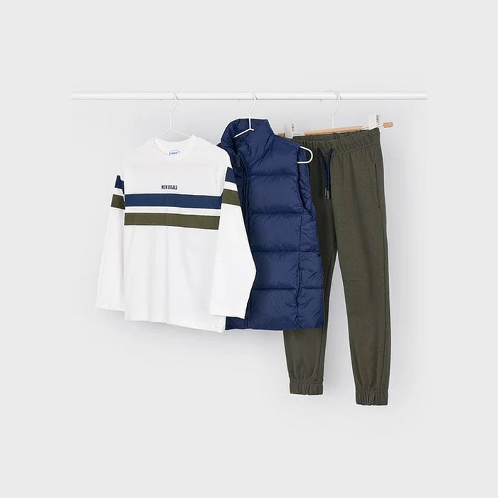 Mayoral Boys 3-Piece Set - Blue-Olive