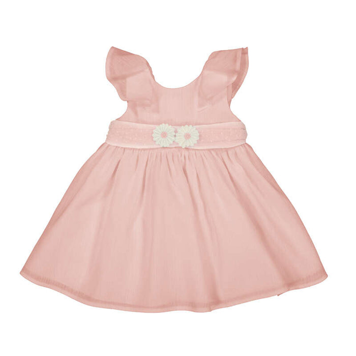 Mayoral Baby Blossom Dress With Tulle Sash