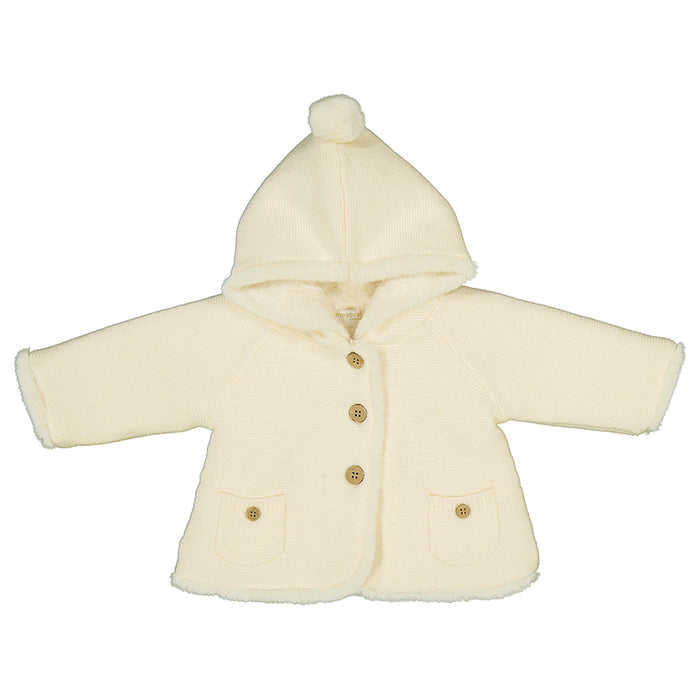 Mayoral Pompon Knit Cardigan