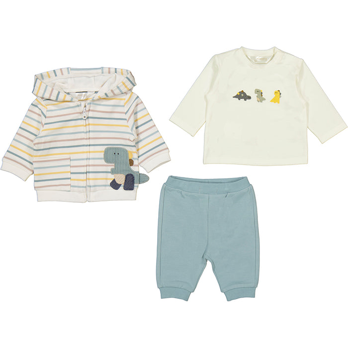 Mayoral Newborn Boy 3 Piece Dinosaur Tracksuit