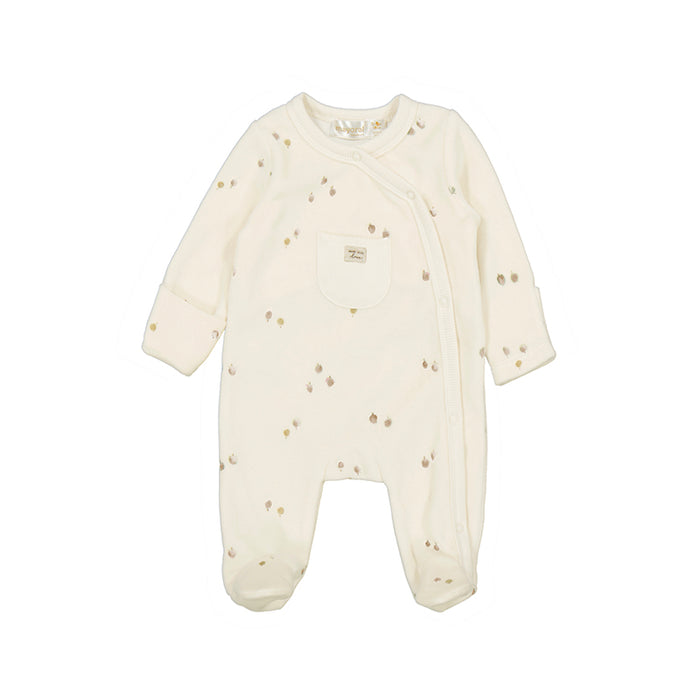 Mayoral Newborn Boys Velour Onesie