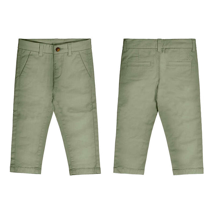 Mayoral Boys Basic Trousers In Bayleaf