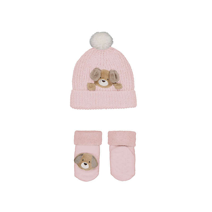 Mayoral Boys Hat And Sock Set in Baby Rose