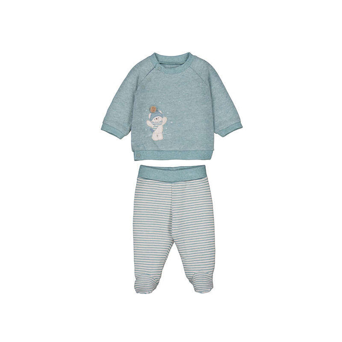 Mayoral Boys Knit Leg Warmer Set In Mineral