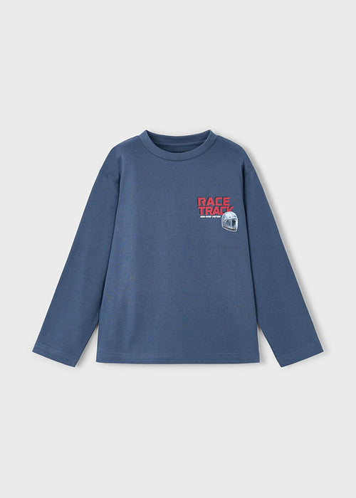 Mayoral Boys Long Sleeve Race Track Shirt
