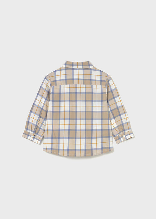 Mayoral Boys Long Sleeve Checked Shirt