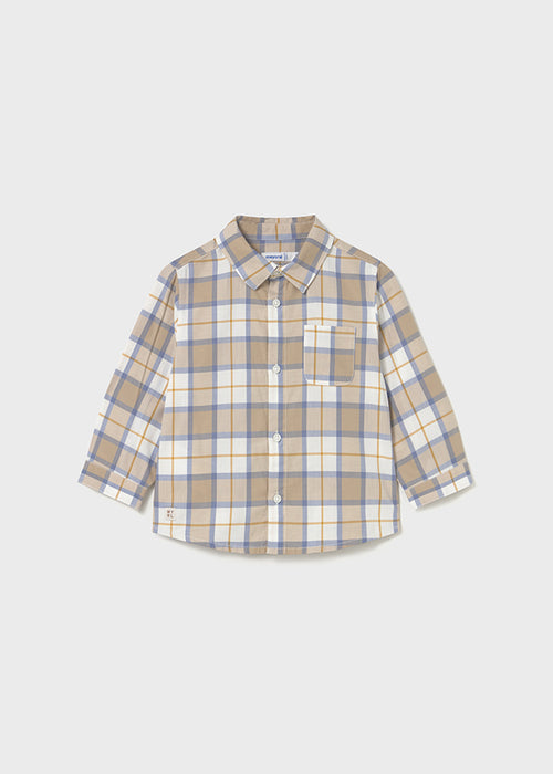Mayoral Boys Long Sleeve Checked Shirt