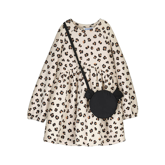 Mayoral Girls Sand Fleece Dress