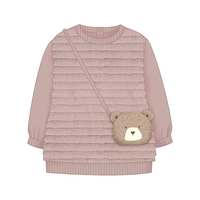 Mayoral Girls Dress With Bag Crystal