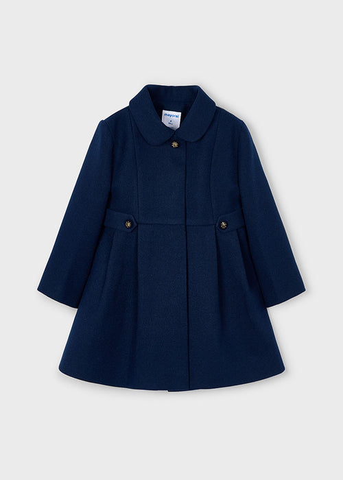 Mayoral Girls Navy Woolen Coat