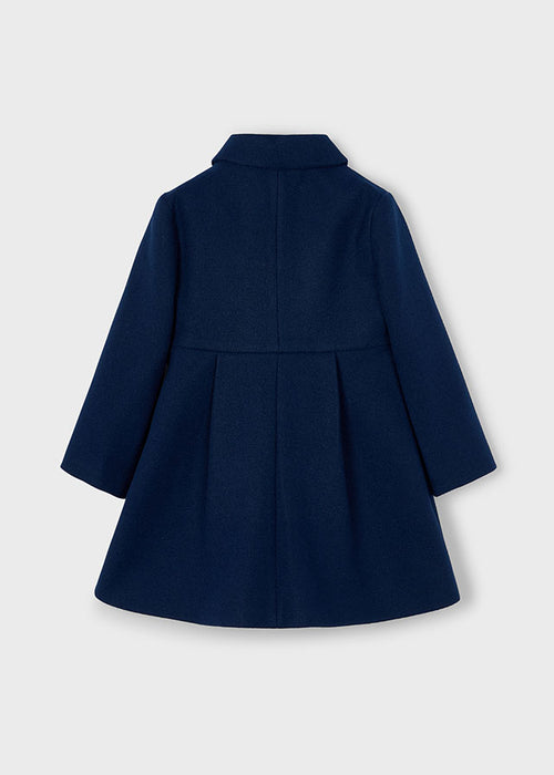 Mayoral Girls Navy Woolen Coat