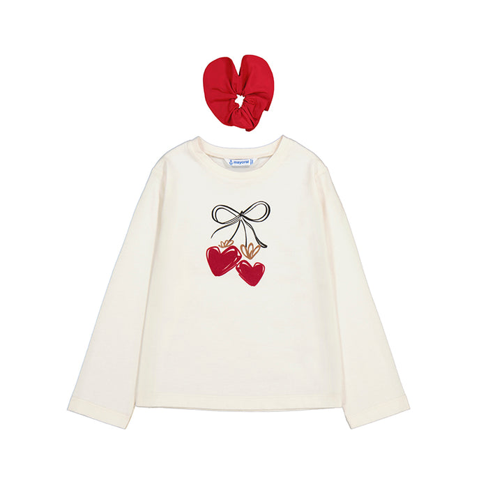 Mayoral Girls Macchiato Long Sleeve T-shirt