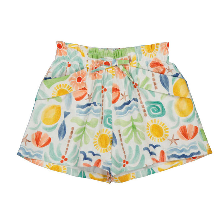 Mayoral Girls Oasis Patterned Short Pants