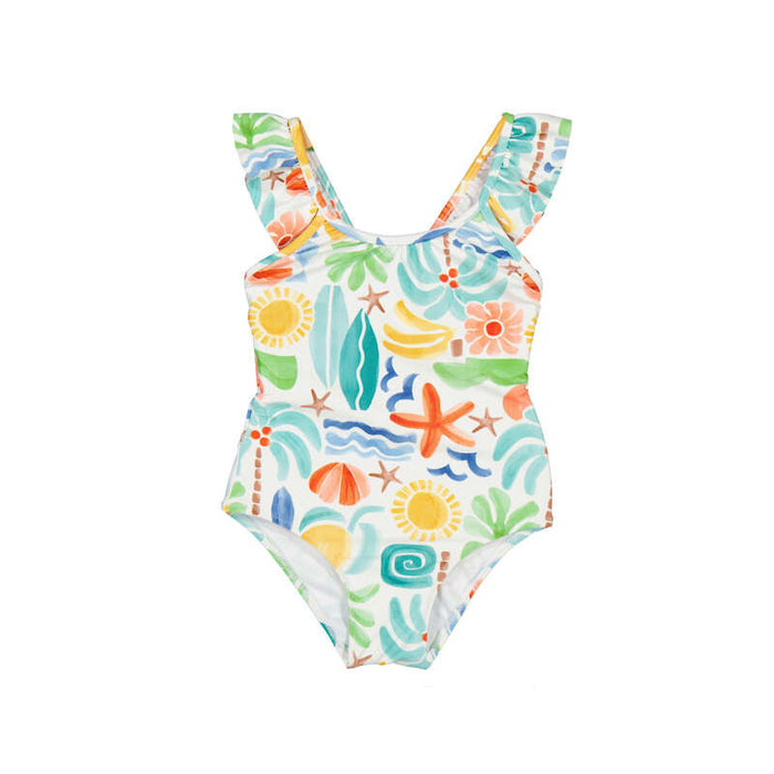 Mayoral Girls Oasis Printed Swimsuit