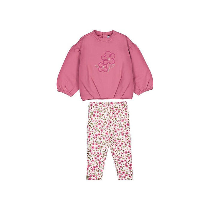 Mayoral Girls Pullover And Leggings In Sweet