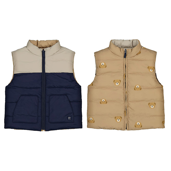 Mayoral Boys Padded Reversable Vest