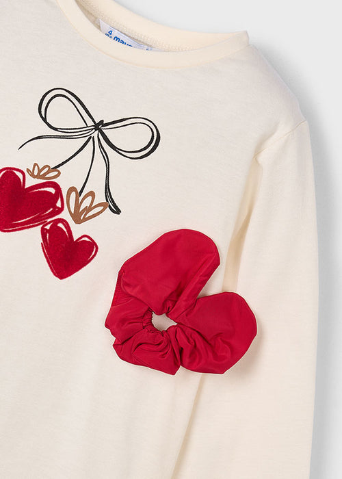 Mayoral Girls Macchiato Long Sleeve T-shirt