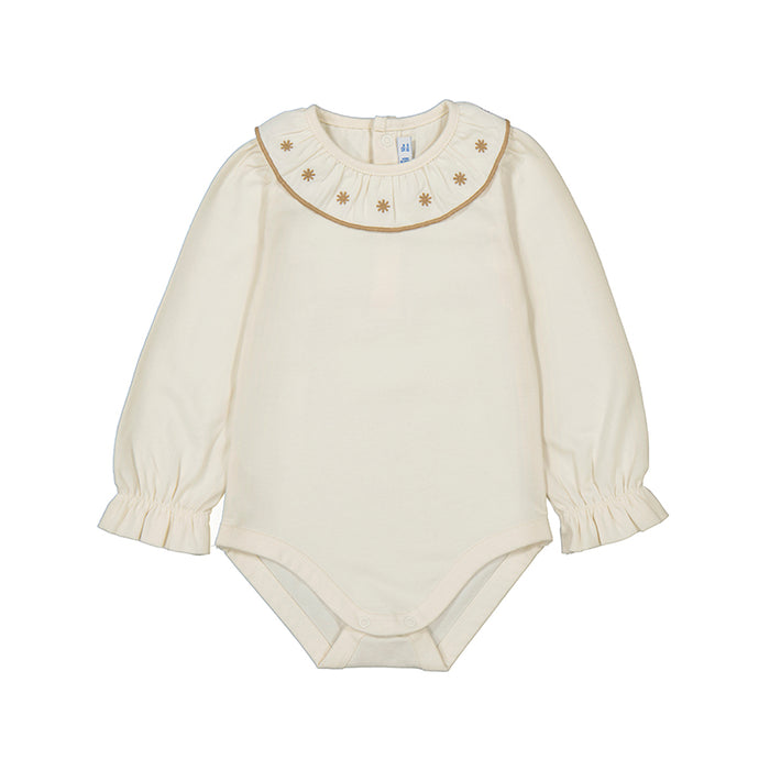 Mayoral Girls Bodygrow With Embroidered Collar