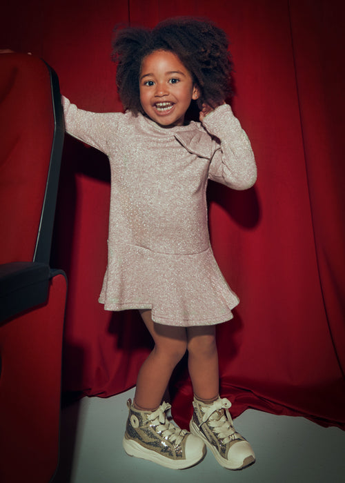 Mayoral Girls Toffee Knitted Dress