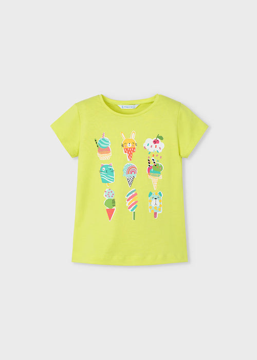 Mayoral Short Sleeve Ice Cream Print T-shirt