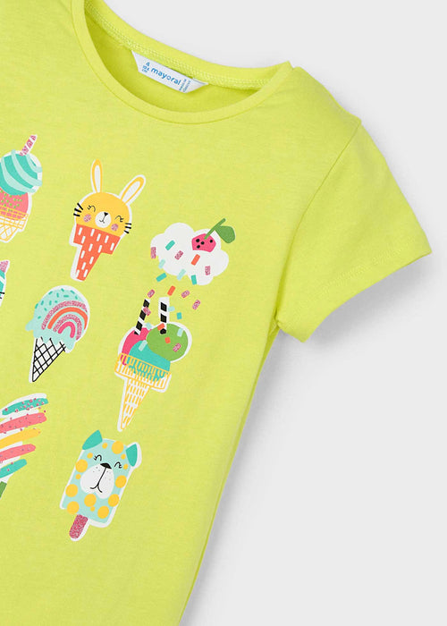 Mayoral Short Sleeve Ice Cream Print T-shirt