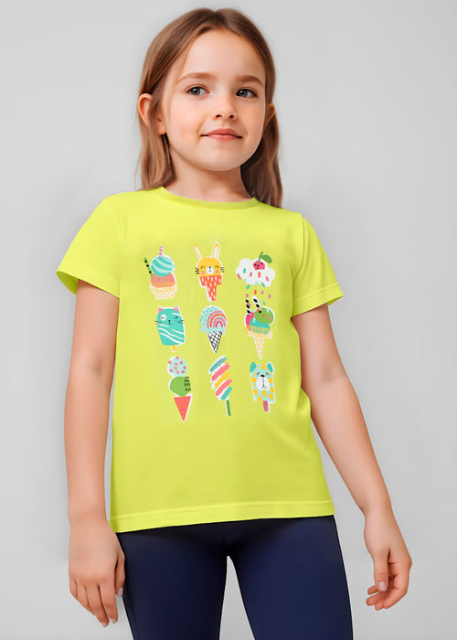 Mayoral Short Sleeve Ice Cream Print T-shirt