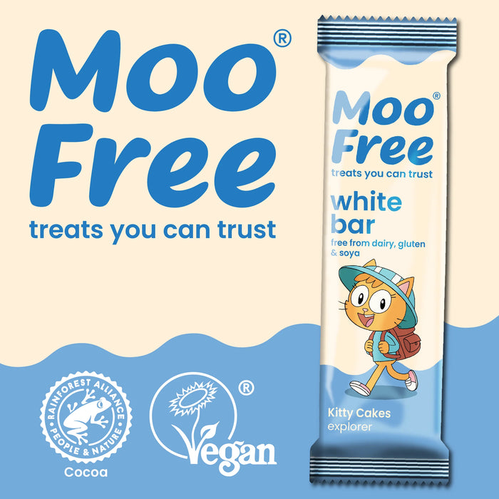 Moo Free White Chocolate Mini Bar